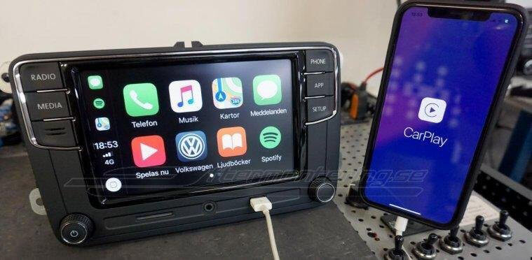 VCDS / VAGCOM / OBDeleven installera CarPlay Volkswagen
